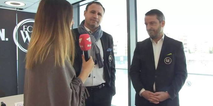 Präsident Roger Bigger (mitte) geht beim FC Wil. Er wird beim SC Brühl neu tätig sein. fc st.gallen 1879