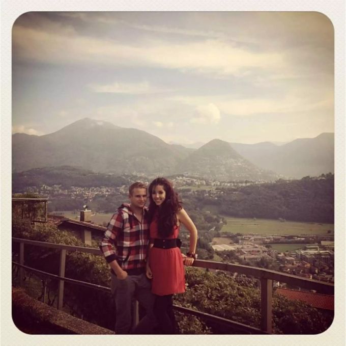 Lauriane mit ihrer ersten Liebe Nathy Burgy. Lauriane mit ihrer ersten Liebe Nathy Burgy.