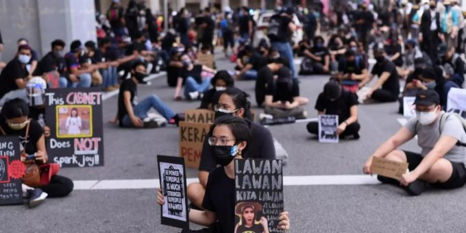 Friedliche Proteste in Kuala Lumpur gegen die Regierung Friedliche Proteste in Kuala Lumpur gegen die Regierung