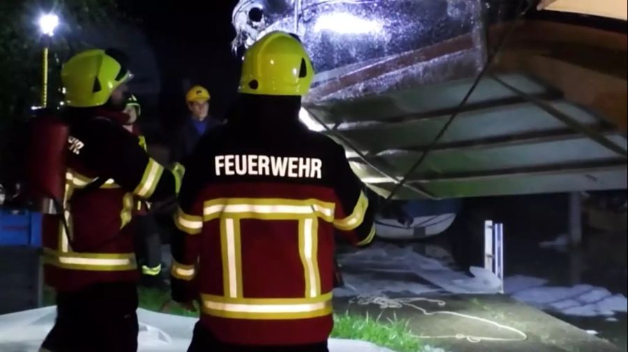 Zwischen 85 und 90 Einsatzkräfte waren vor Ort.