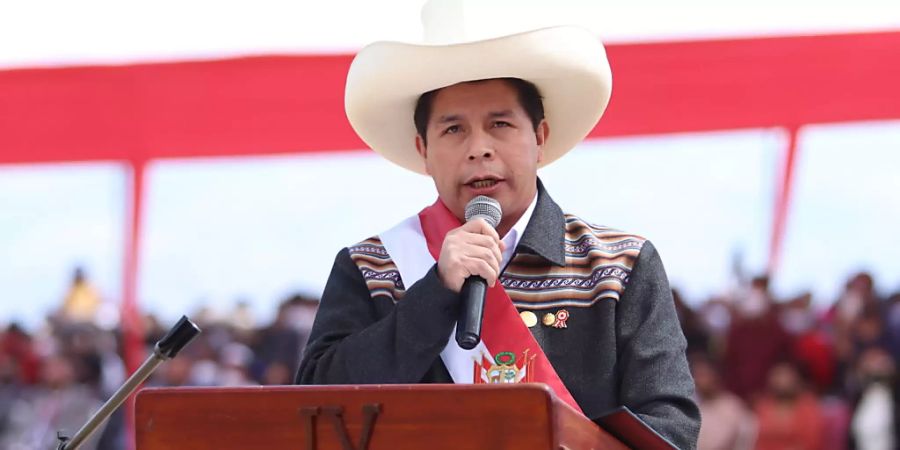 Pedro Castillo, der die Wahlen in Peru hauchdünn gewonnen hatte, hat einen 41-jährigen Politikneuling zum Regierungschef ernannt. (Archivbild)