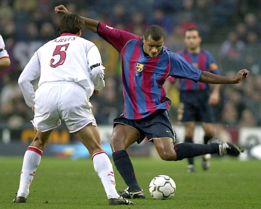 Seine stärkste Zeit verbringt Rivaldo beim FC Barcelona.