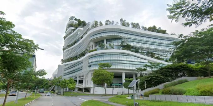 Das Bürogebäude von Ubisoft in Singapur. Ubisoft Singapur