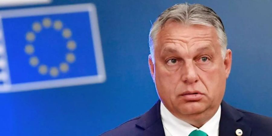 Ungarns Ministerpräsident Viktor Orban 2020 bei einem Treffen in Brüssel. Foto: John Thys/AFP Pool/AP/dpa
