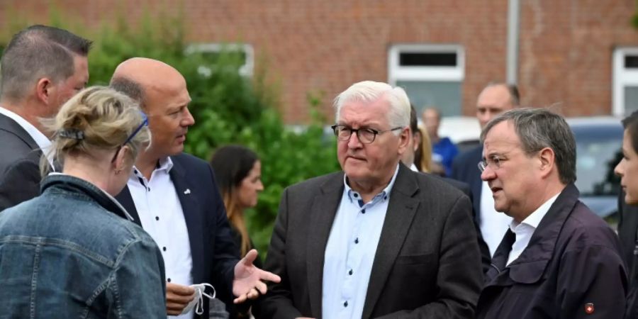 Steinmeier Laschet Erftstadt