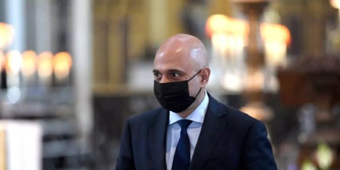 britische Gesundheitsminister Sajid Javid