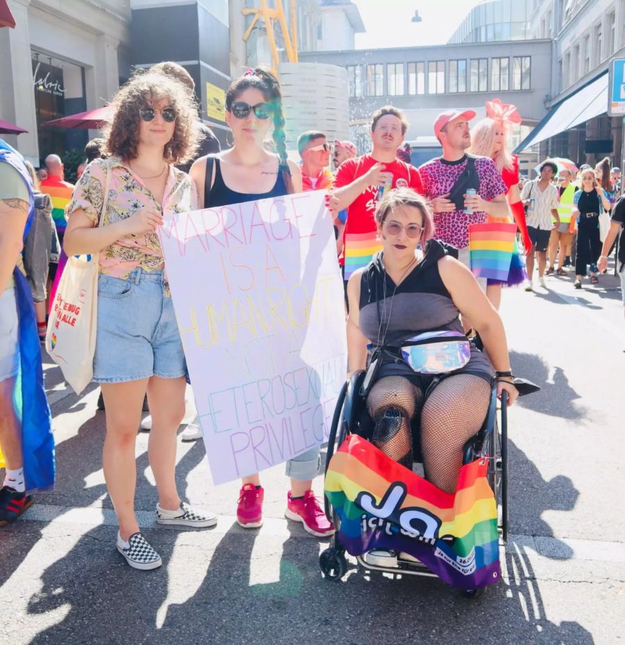 Die Ehe für alle ist ein Hauptanliegen an der Pride in Zürich.