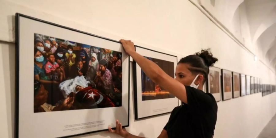 Ausstellung des anonymen Fotografen aus Myanmar