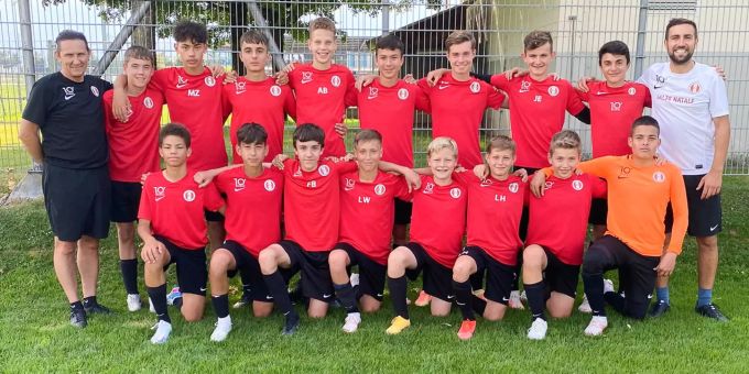 Die U15 des FC Rapperswil-Jona. Rapperswil