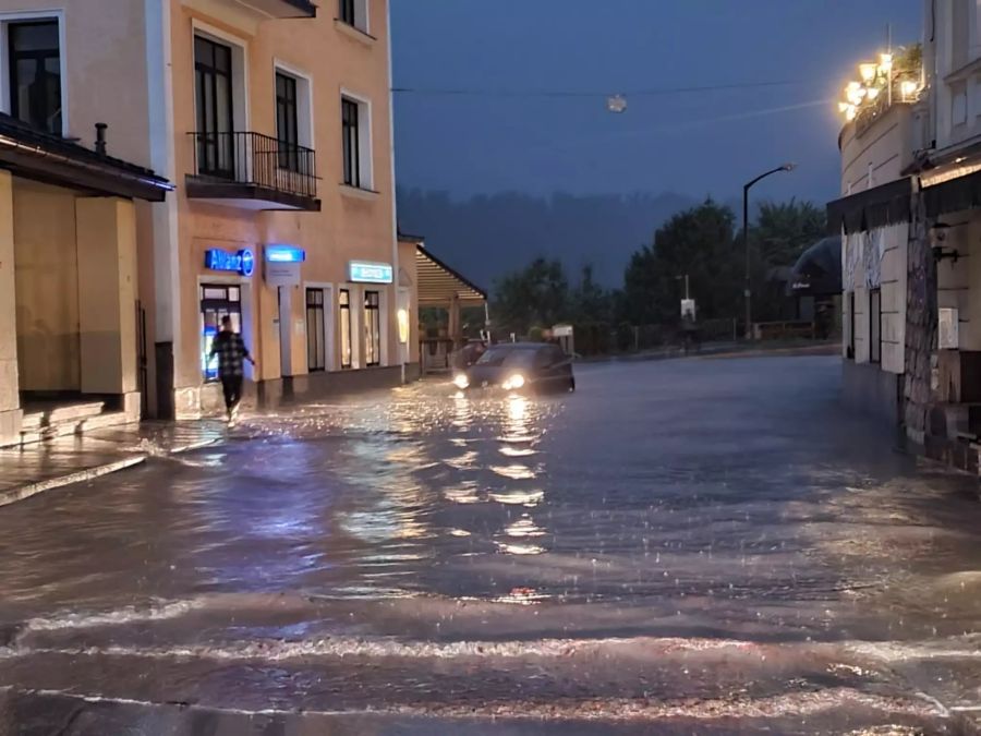 Unwetter in Bayern