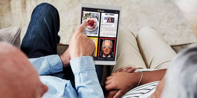 Sorge für weniger Papiermüll, indem du dich für die digitale Version der Druckmagazine entscheidest. Readly