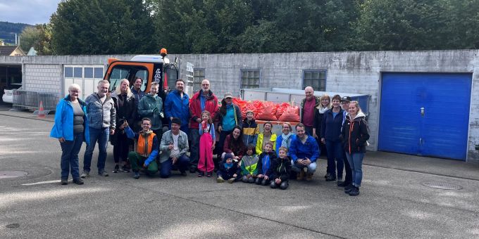 Clean-Up-Day in Turgi. Clean-Up-Day