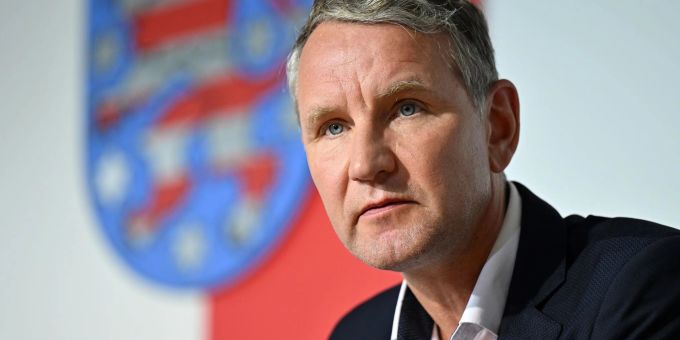 Der AfD-Fraktionsvorsitzende Björn Höcke im Thüringer Landtag. Der AfD-Fraktionsvorsitzende Björn Höcke im Thüringer Landtag.