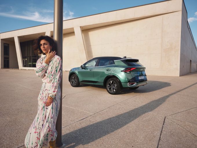 Fliessende, organische Formen treffen beim Kia Sportage auf kraftvolle Konturen Kia Sportage 4x4