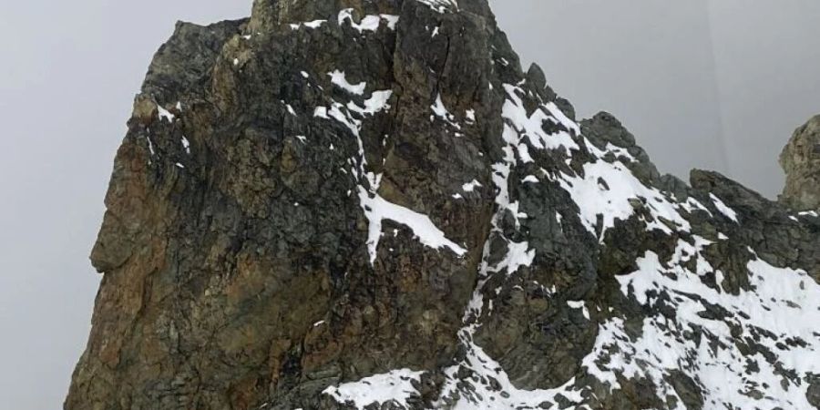 An dieser Stelle stürzte der Bergsteiger etwa 30 Meter in die Tiefe.