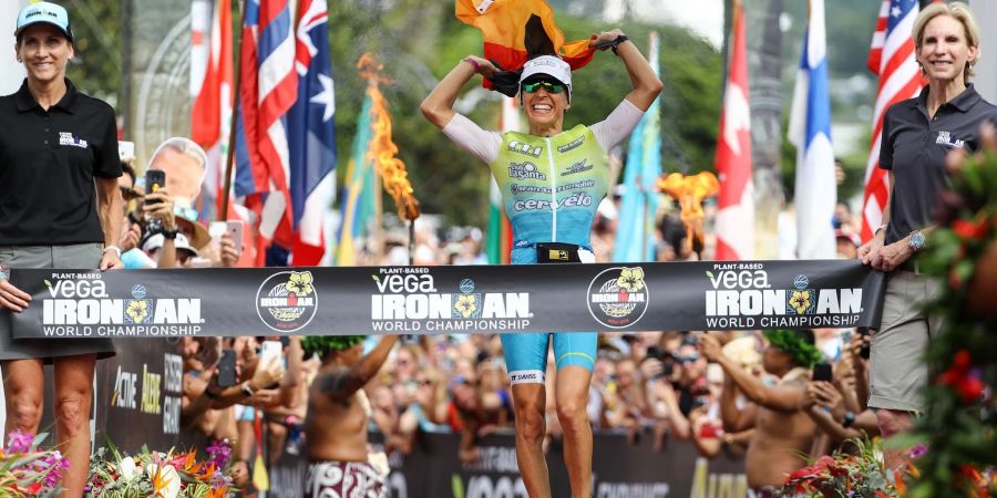 Die Triathletin Anne Haug aus Deutschland will ihren WM-Titel verteidigen.