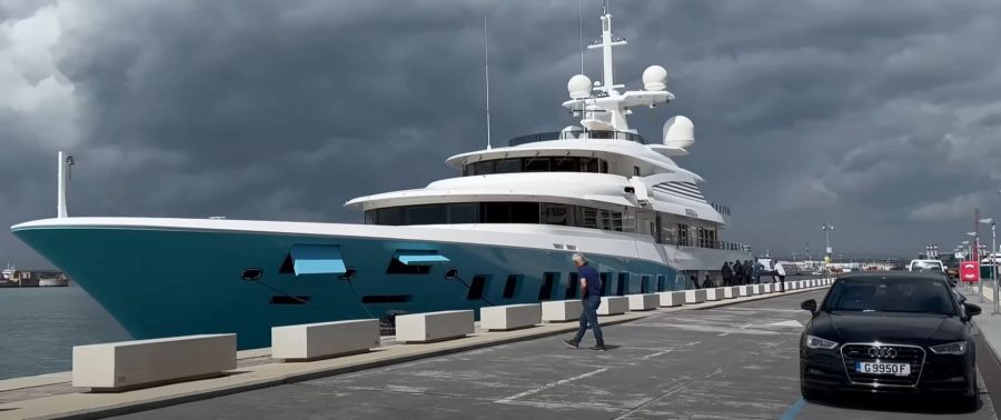 Im März wurde die Luxusyacht «Axioma» des russischen Oligarchen Dmitrij Pumpjanskij in Gibraltar beschlagnahmt.