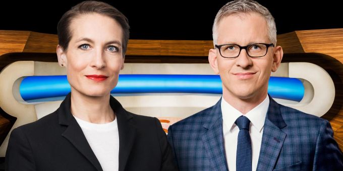 Franziska Ramser und Gion-Duri Vincenz sind die neuen «Rundschau»-Moderatoren. srf