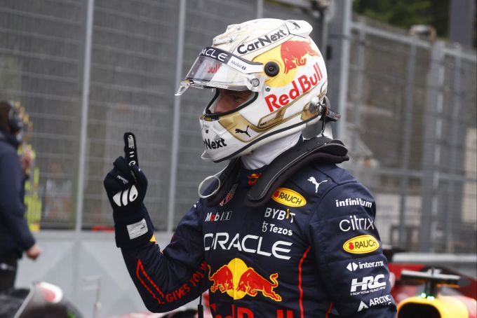 Max Verstappen (Red Bull) beim Imola-GP der Formel 1. Max Verstappen Formel 1