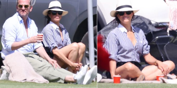 Beim Polo mit Harry - So entspannt hat man Meghan noch nie gesehen