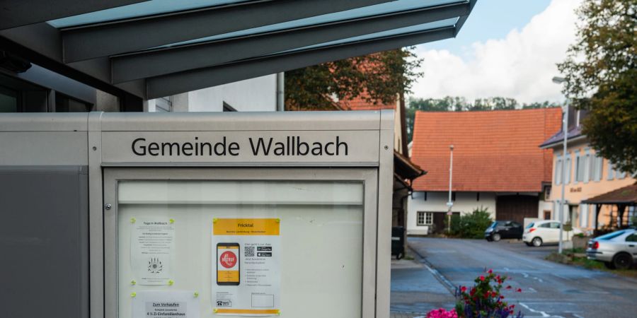 Die Gemeinde Wallbach.