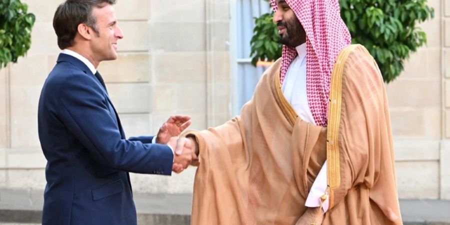 Macron und bin Salman