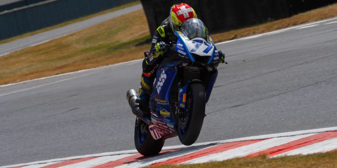 Dominique Aegerter Supersport-WM Donington