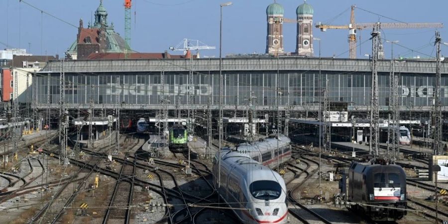 ICE der Deutschen Bahn in München