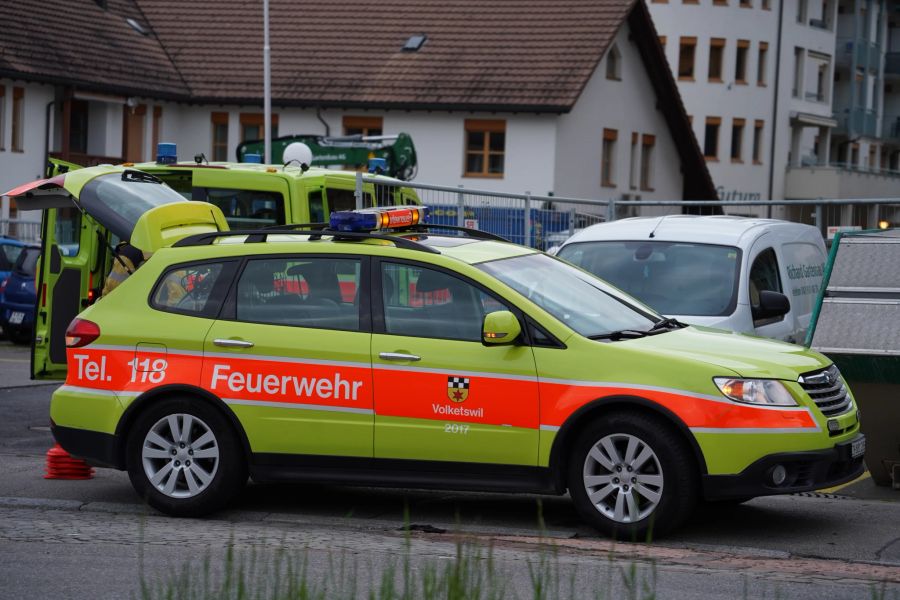 Die Feuerwehr war vor Ort.