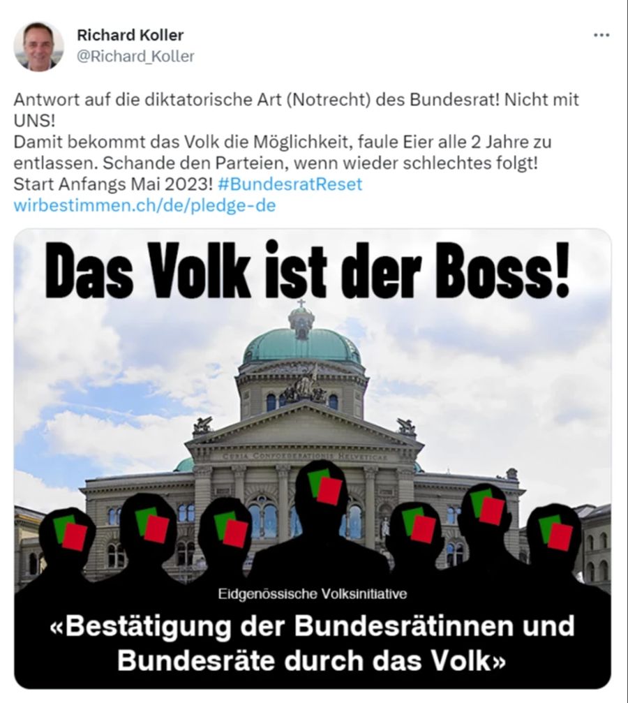 Freiheitliche Bewegung Bundesrats-Bestätigungsinitiative