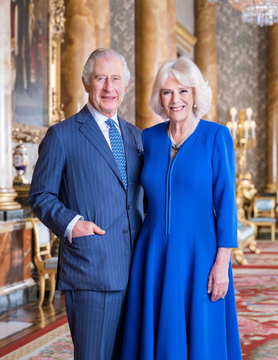 König Charles III. und seine Frau Camilla werden am 6. Mai gekrönt.