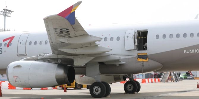 Asiana Airlines Landeanflug