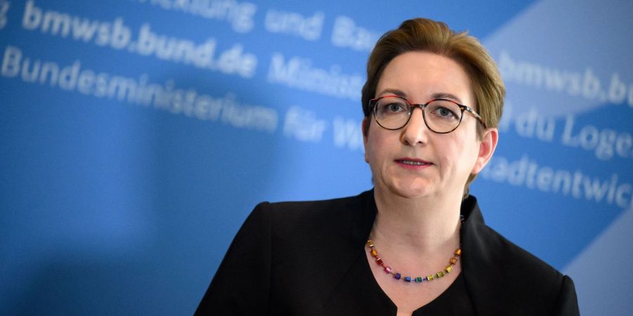 Bundesbauministerin Klara Geywitz stellte das neue Förderprogramm „Wohneigentum für Familien“ (WEF) vor.
