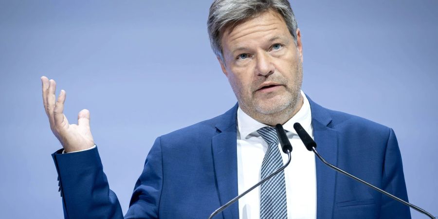 Robert Habeck beim Deutschen Sparkassentag in Hannover.