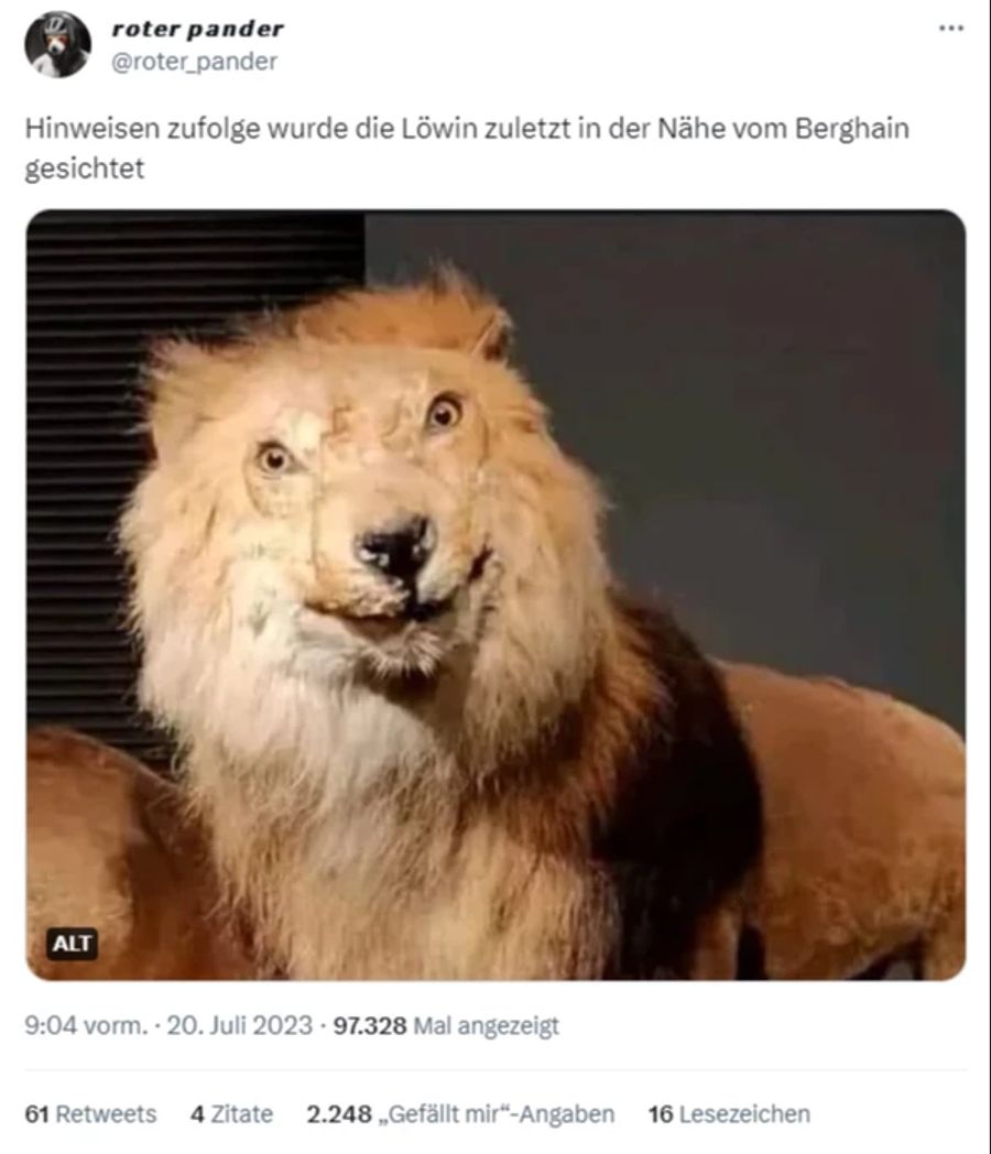 Auch ein Meme über einen Besuch im bekannten Berghain darf nicht fehlen.