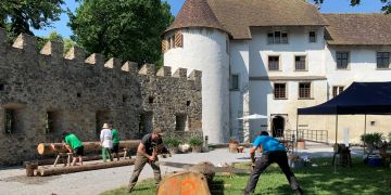 Leben im Hochmittelalter auf Schloss Hallwyl.