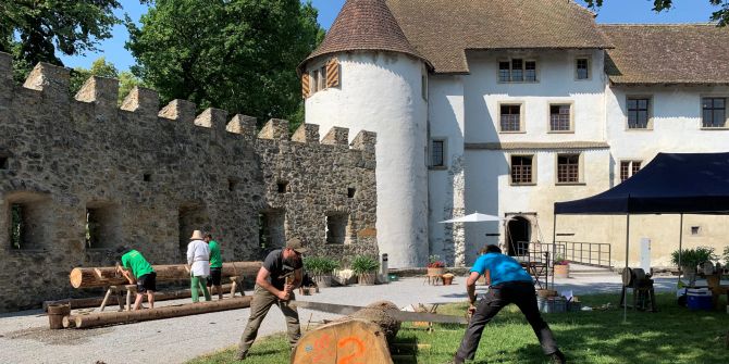 Leben im Hochmittelalter auf Schloss Hallwyl.