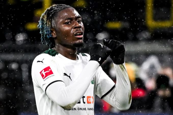 Manu Koné dürfte Gladbach wohl im Sommer verlassen. Gladbach