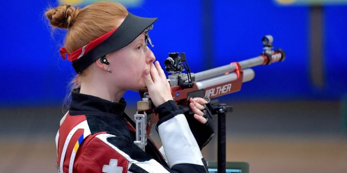 Nina Christen im Einsatz an den European Games in Polen. Nina Christen