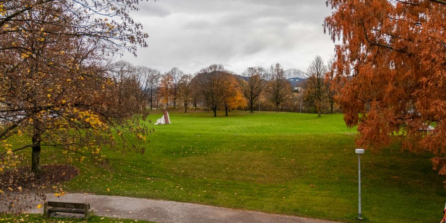 Die Ufschötti in der Stadt Luzern.