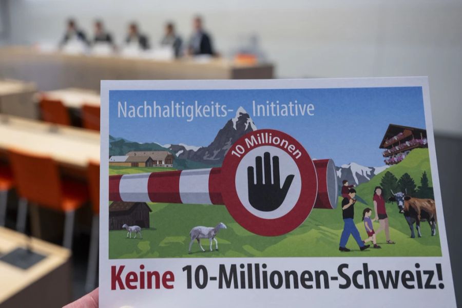 Nachhaltigkeits-Initiative 10-Millionen-Schweiz SVP