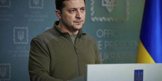 Der ukrainische Präsident Wolodymyr Selenskyj hat von der EU eine Aufnahme seines Landes in den europäischen Staatenbund gefordert. Foto: Uncredited/Ukrainian Presidential Press Office/AP/dpa Der ukrainische Präsident Wolodymyr Selenskyj hat von der EU eine Aufnahme seines Landes in den europäischen Staatenbund gefordert. Foto: Uncredited/Ukrainian Presidential Press Office/AP/dpa