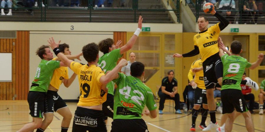 Herren 1. Liga Handball-Verein Olten im Spiel gegen den HC KTV Altdorf, Oktober 2021. - Olten