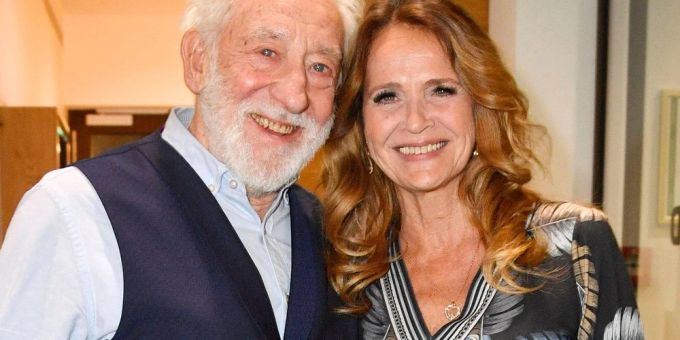 Dieter Hallervorden mit seiner Verlobten, Christiane Zander. Dieter Hallervorden mit seiner Verlobten, Christiane Zander.