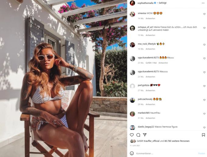 Sophia Thomalla moderiert unter anderem die Reality-Show «Are You The One». Sophia Thomalla