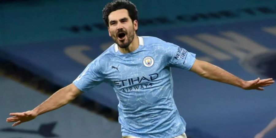 Traf beim Sieg von Manchester City im FA Cup: Ilkay Gündogan. Foto: Rui Vieira/PA Wire/dpa