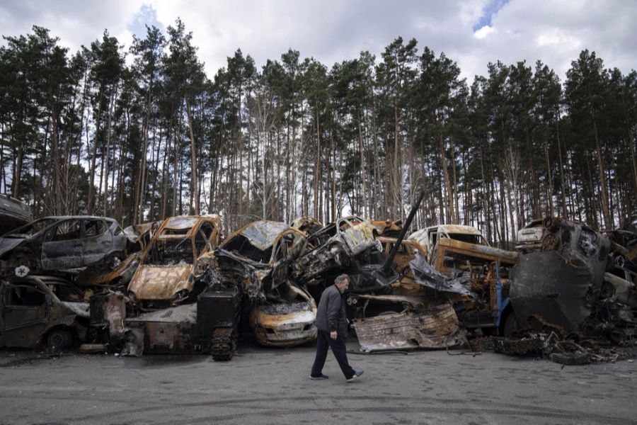 Der Ukraine-Krieg dauert seit Ende Februar an.