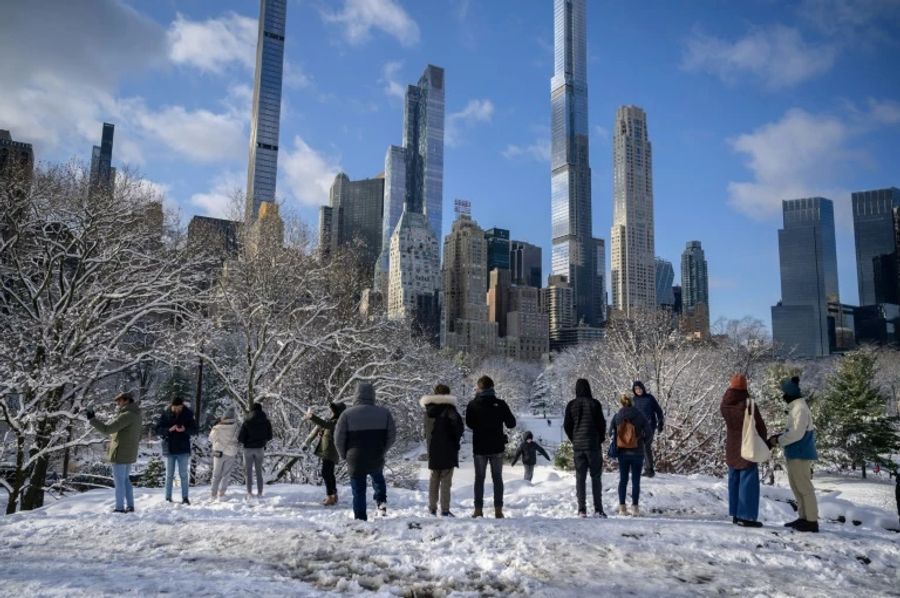 Central Park im Schnee