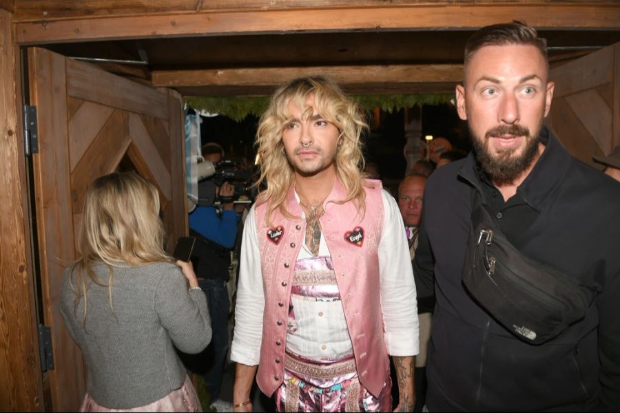 Musiker Bill Kaulitz auf dem Oktoberfest.