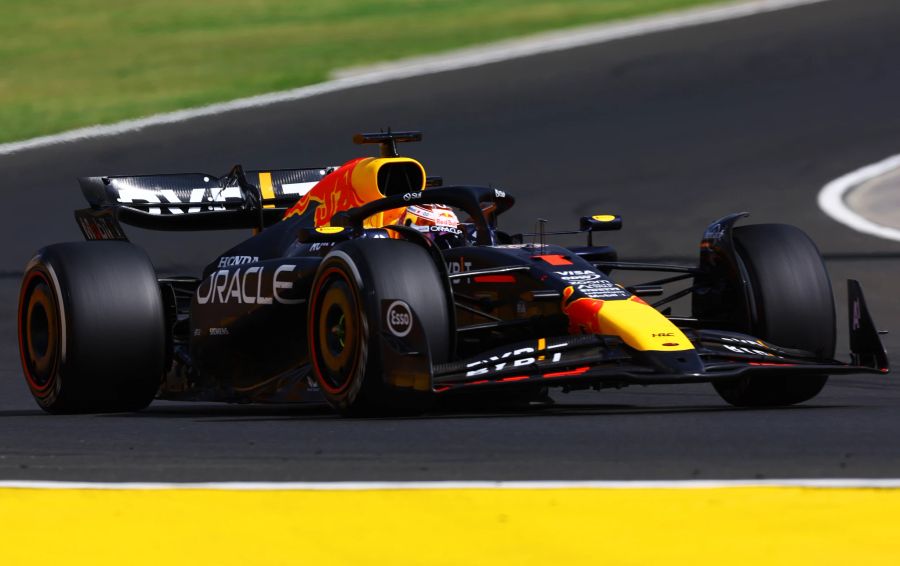 Max Verstappen (Red Bull) beim Ungarn-GP der Formel 1.